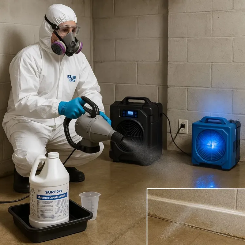 Sanitization and Odor Removal process in Warrenton, NC