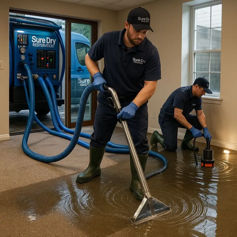 Water Extraction and Removal process in Warrenton, NC